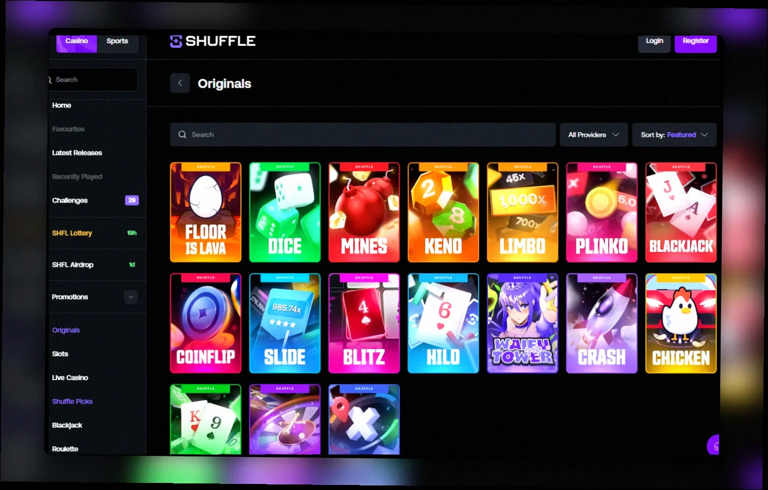 Shuffle Casino originals Österreich